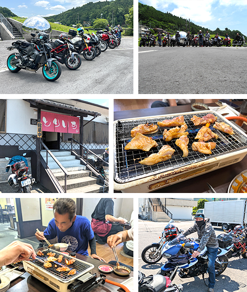 体験とり焼肉ツーリング